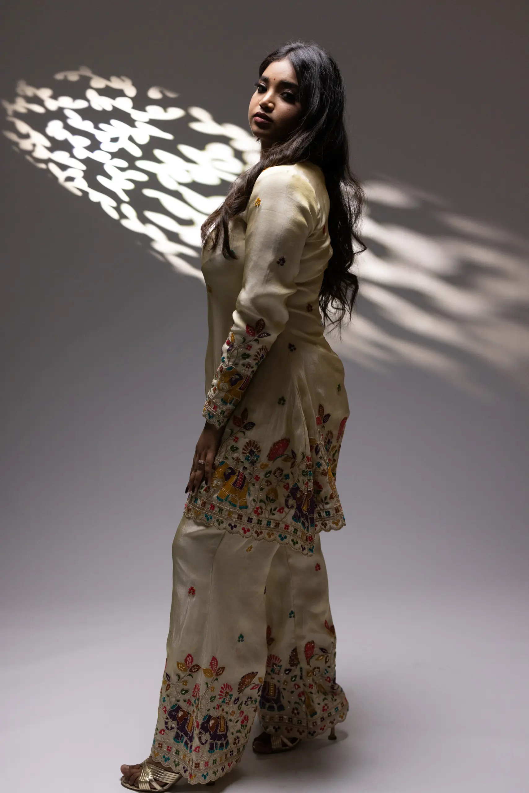 Ketaki Beige Cord Set - Image 4